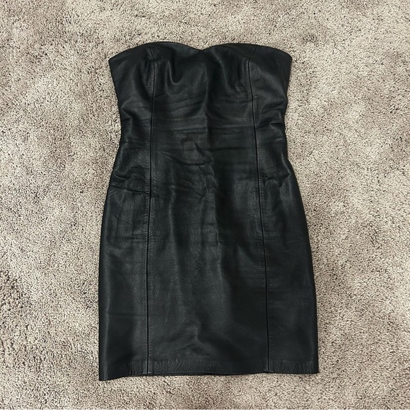 Genuine Leather Dress - Picture 4 of 4